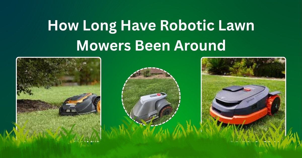 Timeline of robotic lawn mower evolution from early models to modern smart mowers