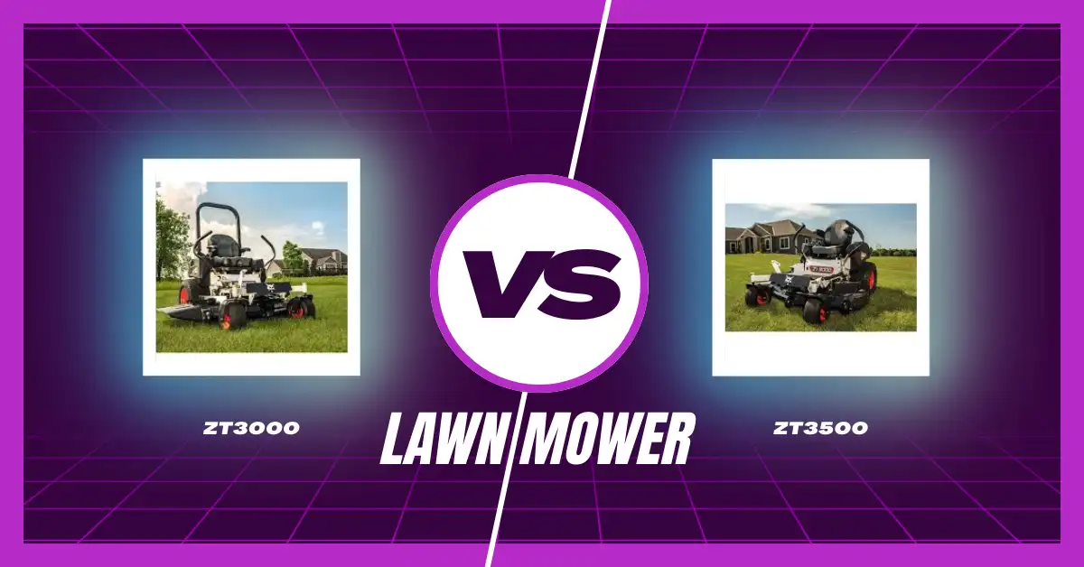 Bobcat ZT3000 vs ZT3500 zero turn mower comparison showing key differences and reasons to choose the right model