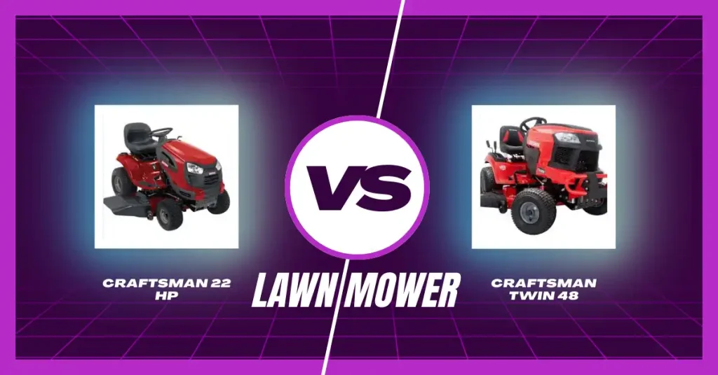 Craftsman 22 HP V Twin 48 inch riding lawn mower – powerful mower for large yards