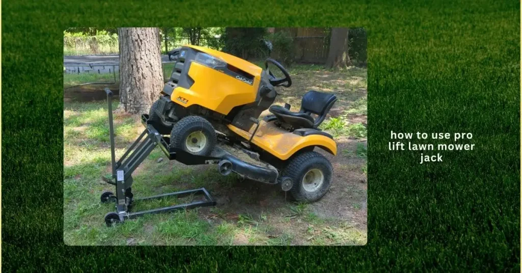 How to Use Pro Lift Lawn Mower Jack I Trust 8 How to use pro lift lawn mower jack