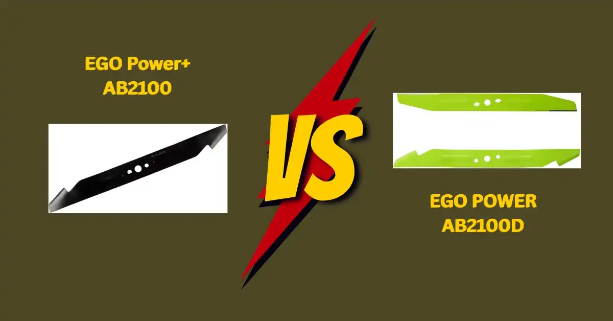 EGO Power+ AB2100 vs AB2100D side-by-side comparison of lawn mower accessories – key differences and performance review
