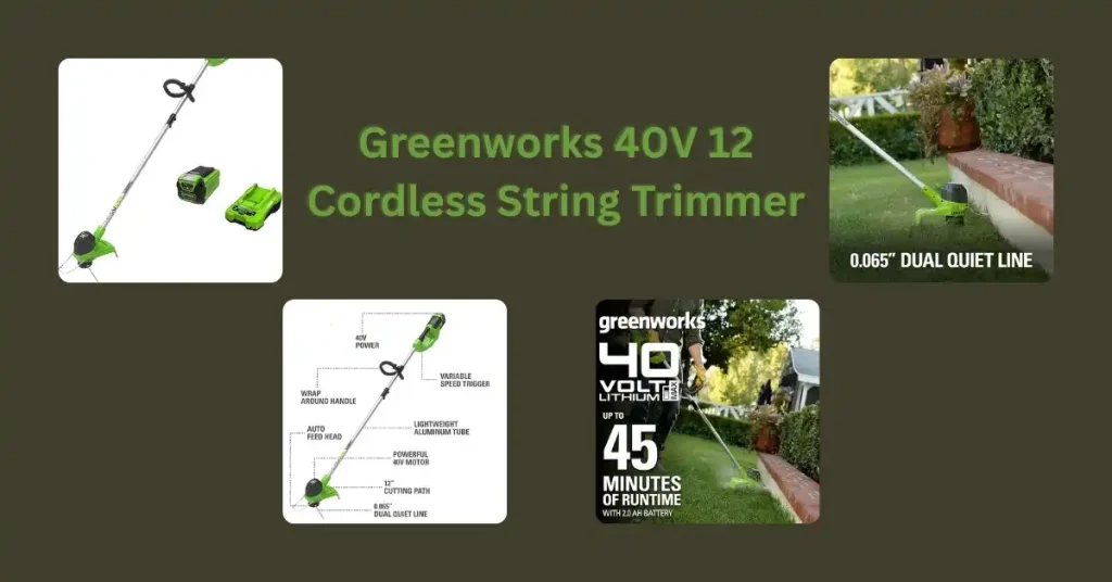 Greenworks 40V 12-inch cordless string trimmer review – lightweight and practical tool for lawn care