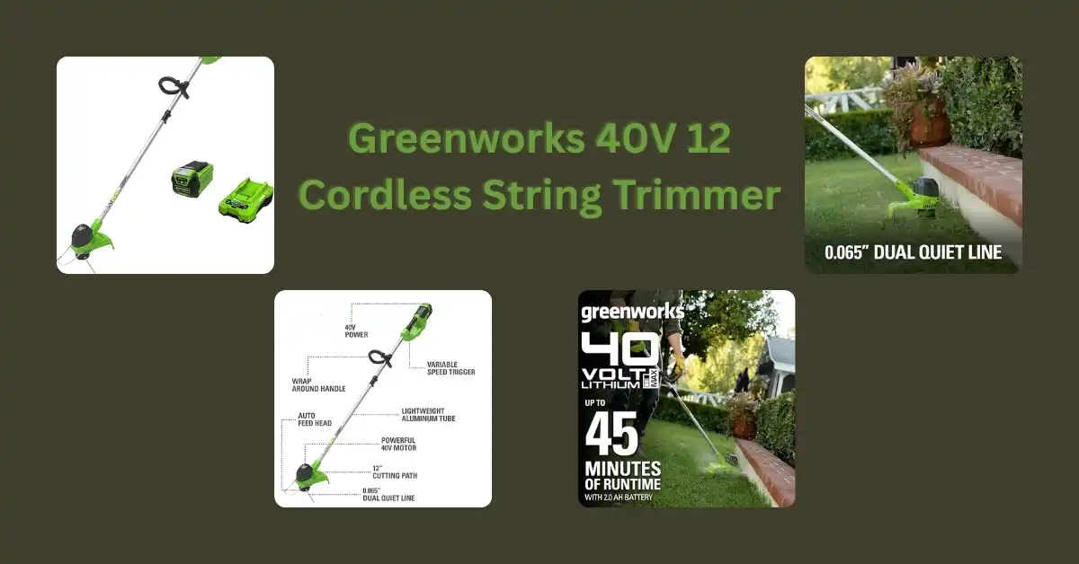 Greenworks 40V 12-inch cordless string trimmer review – lightweight and practical tool for lawn care
