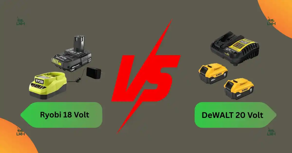 Side-by-side comparison of Ryobi 18 Volt vs DeWALT 20 Volt cordless power tools in an honest performance showdown