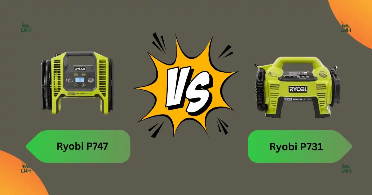 Ryobi P747 vs P731 battery inflator comparison – practical differences explained in simple words