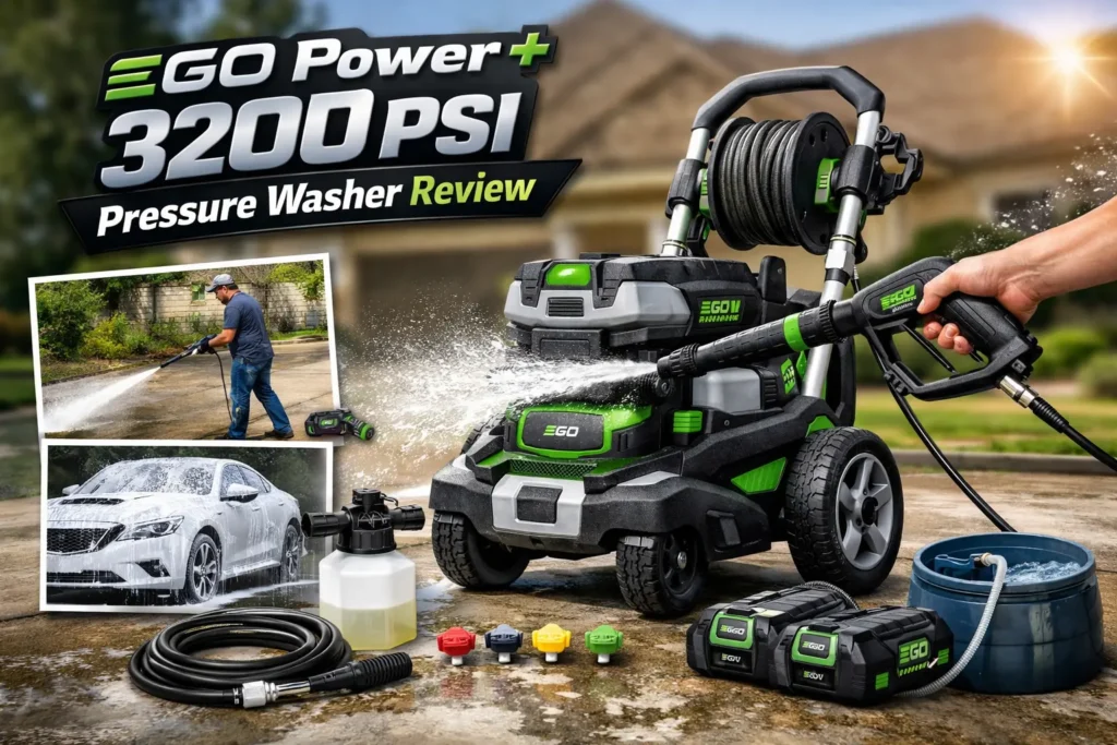 ego power+ 3200 psi pressure washer review