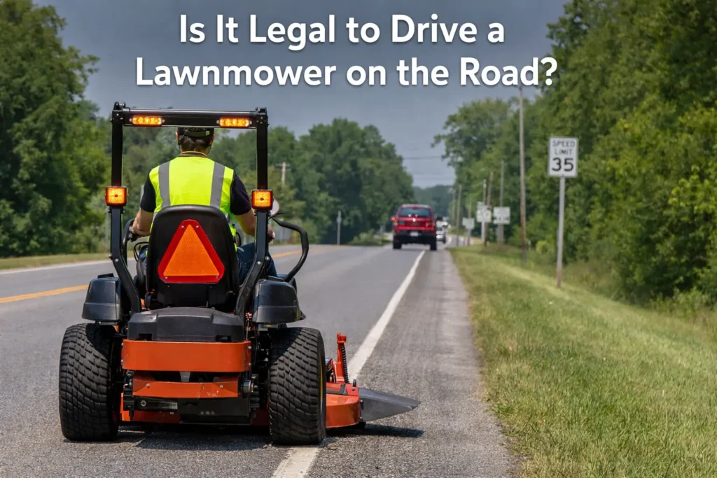 Is It Legal to Drive a Lawnmower on the Road