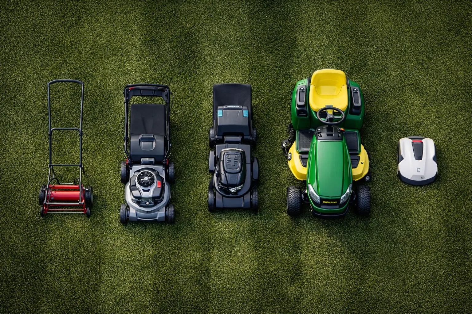 Types of Lawn Mowers Explained — From Push Reel to Robot