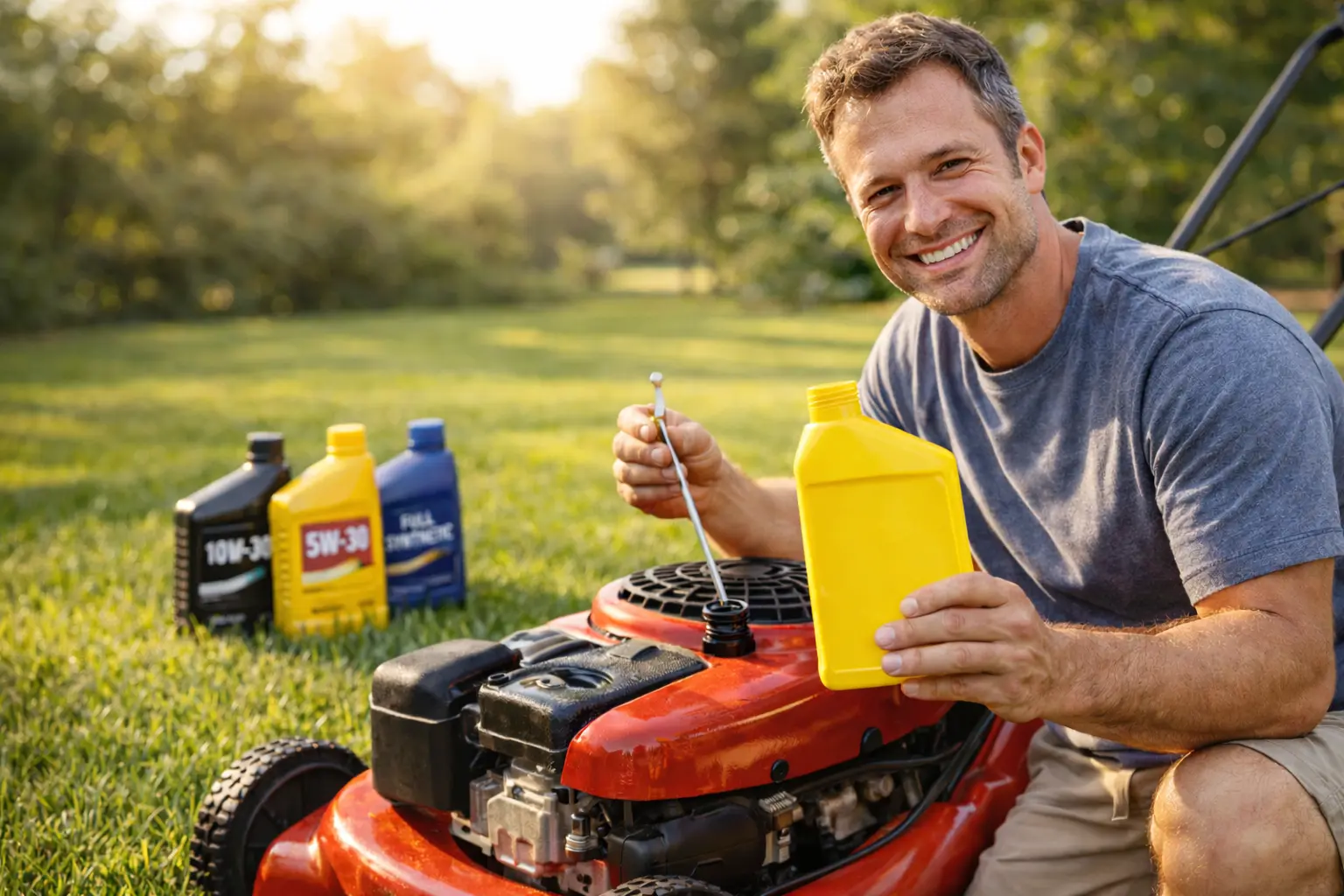 What Kind of Oil Does a Lawn Mower Take