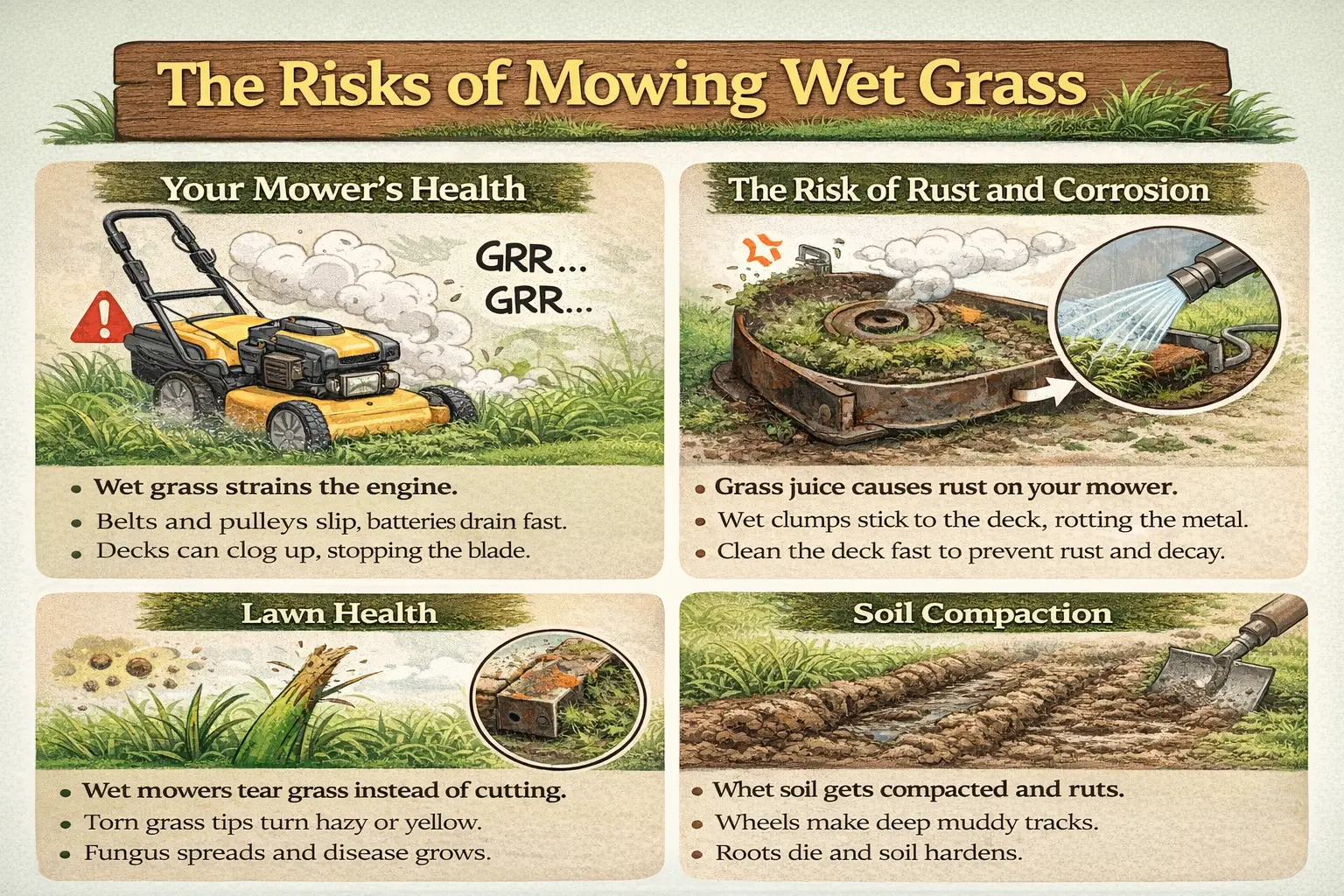 Your Mower’s Health The Engine Strain