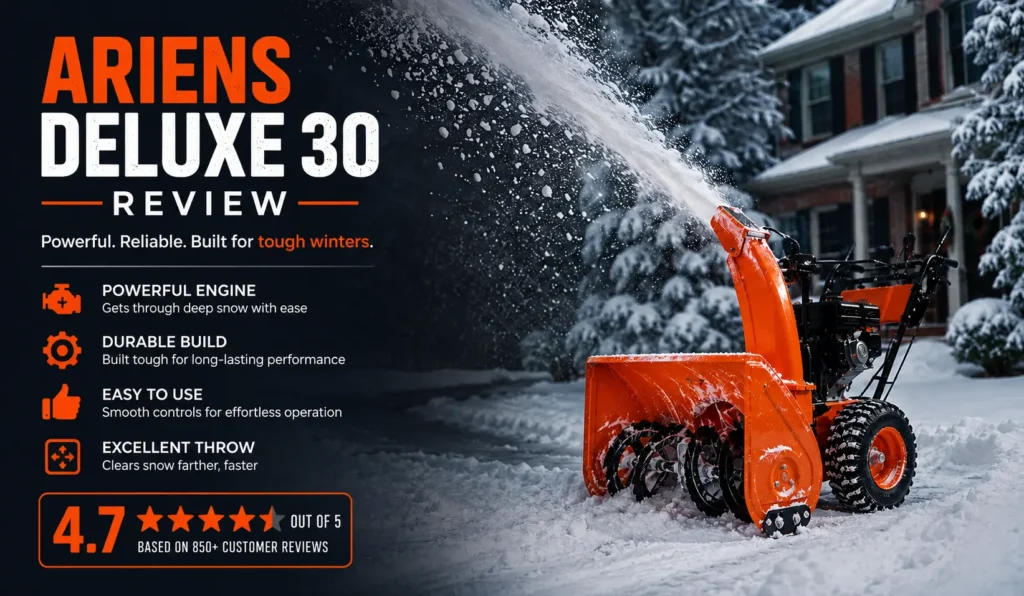 Ariens Deluxe 30 Review My Surprising Verdict