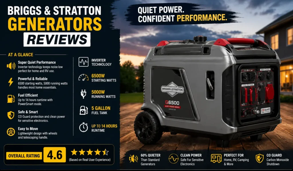 Briggs and Stratton Generators Reviews 7 Helpful Tips