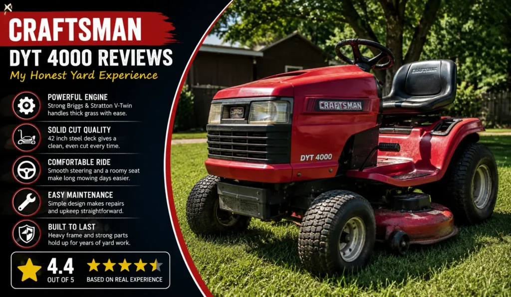 Craftsman DYT 4000 Reviews