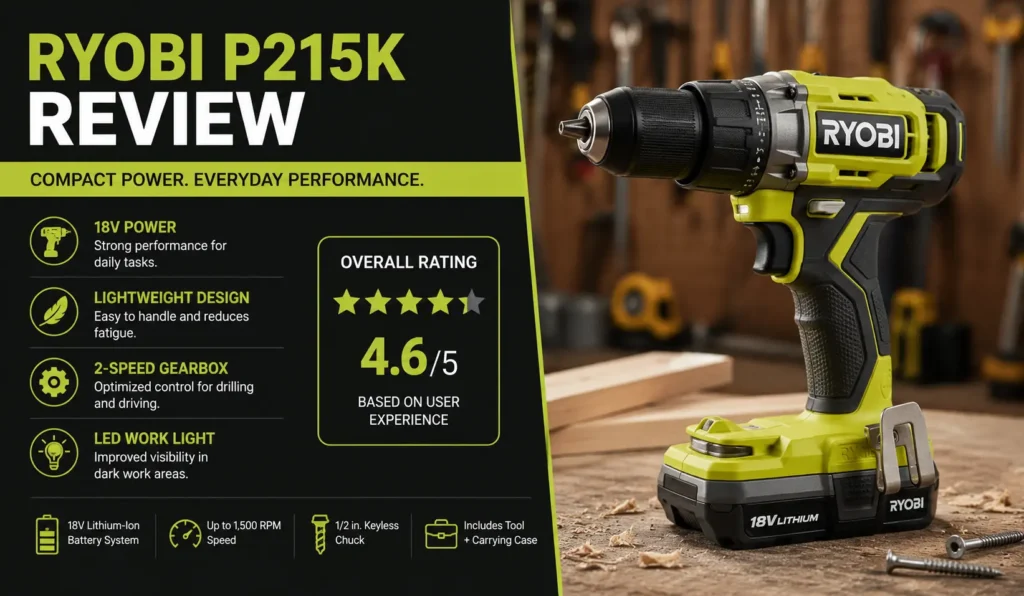 Ryobi P215K Review 7 Key Facts Tested