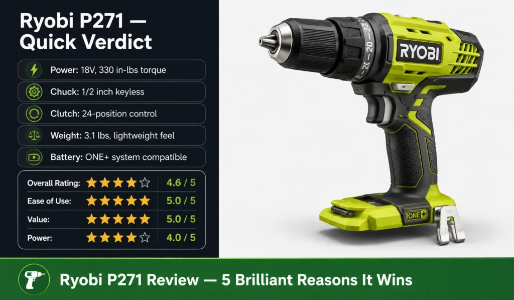 Ryobi P271 Review 5 Brilliant Reasons It Wins