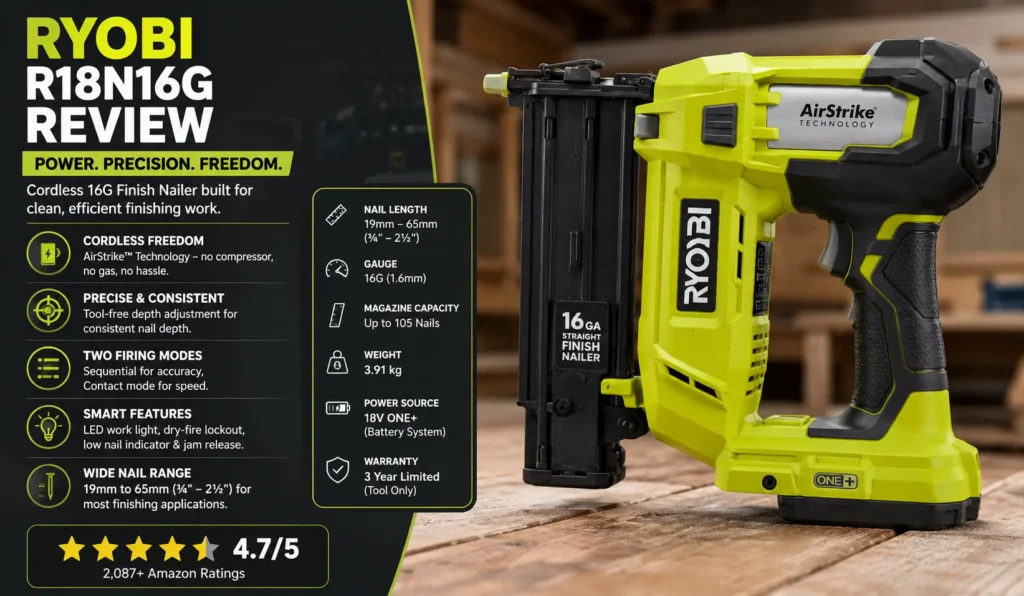 Ryobi R18N16G Review 7 Surprising Real Results