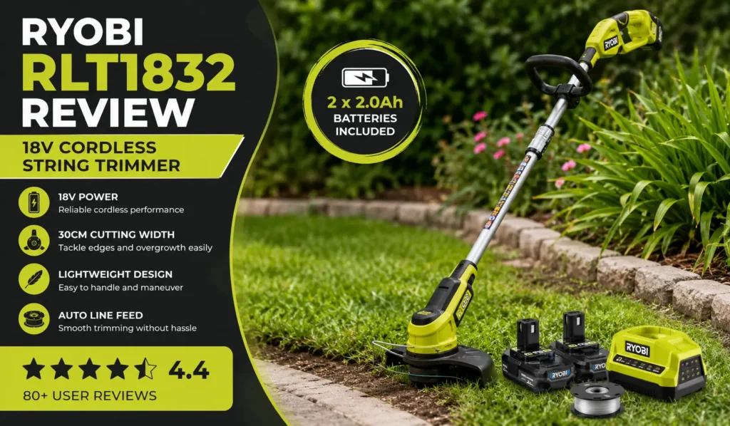 Ryobi RLT1832 Review 7 Easy Secret Wins