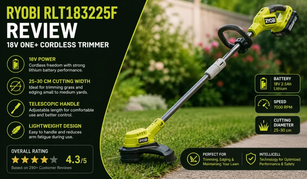Ryobi RLT183225F Review 7 Smart Insider Wins