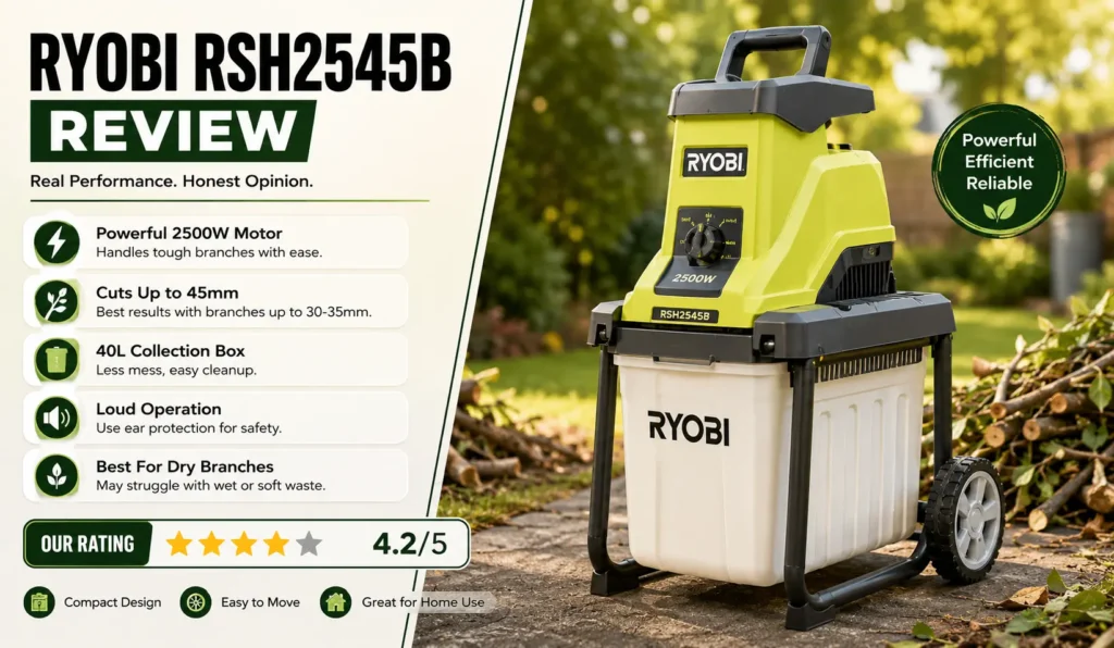 Ryobi RSH2545B Review 2026 Best Honest Test