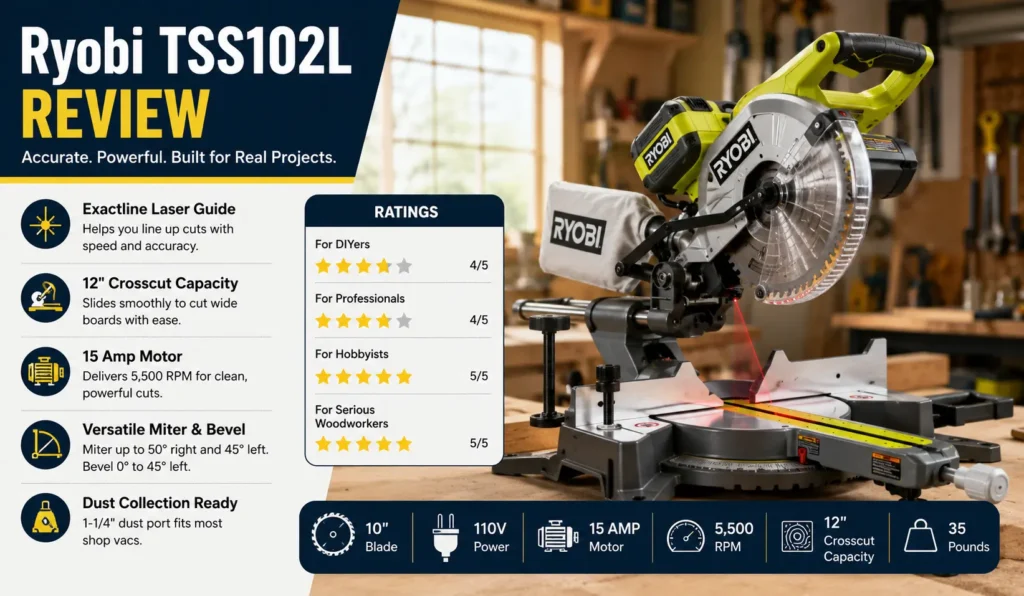 Ryobi TSS102L Review 7 Essential Field Notes