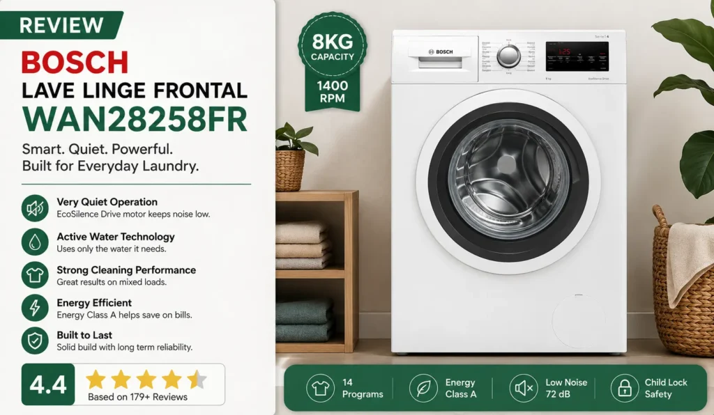 bosch lave linge frontal wan28258fr reviews