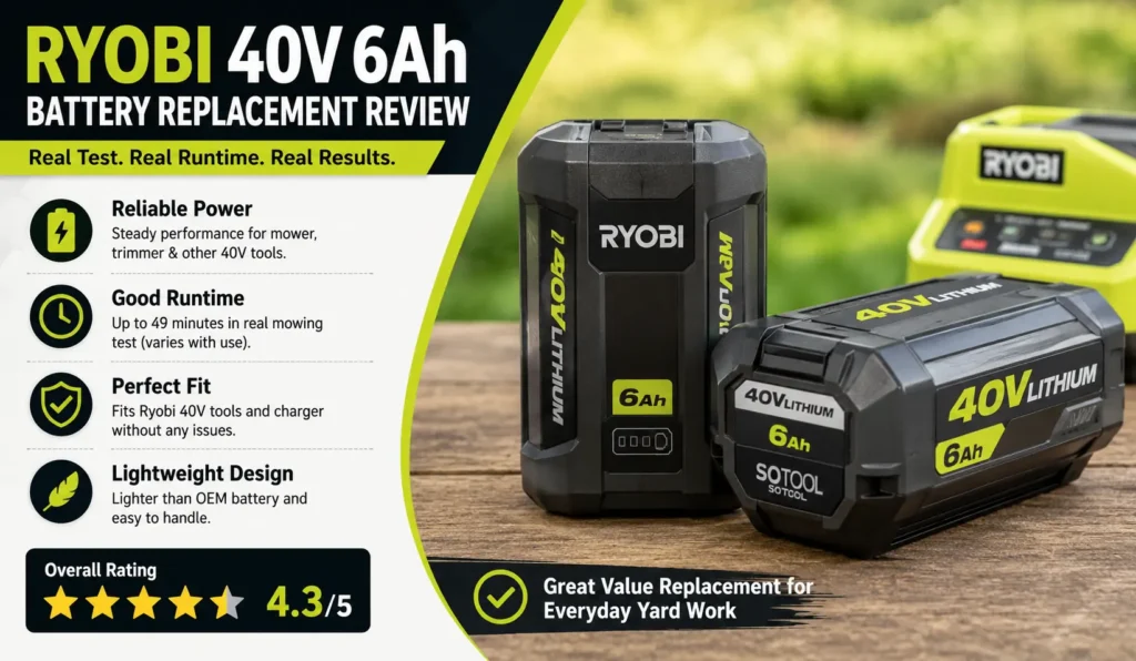 ryobi 40v 6ah battery replacement review 5 Proven Facts