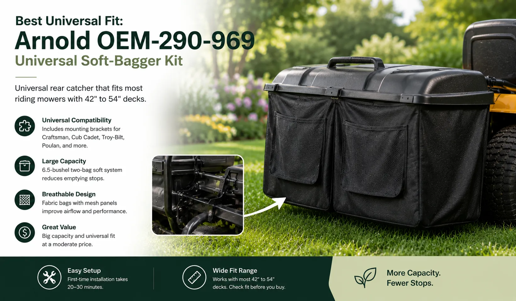 Arnold OEM-290-969 Universal Soft-Bagger Kit