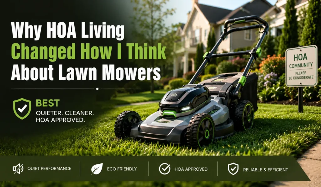Best Battery Mower for HOA Communities I Trust
