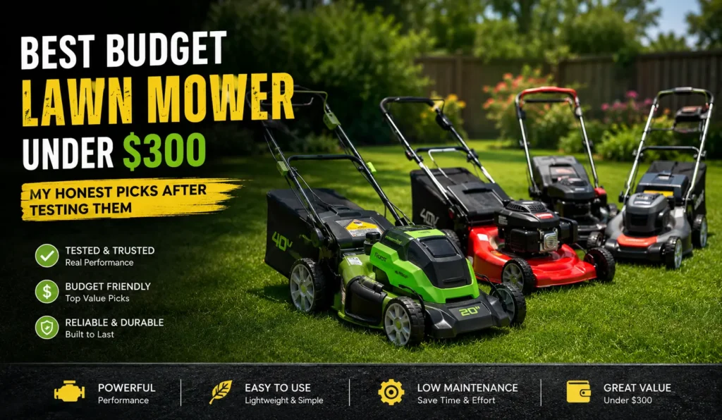 Best Budget Lawn Mower Under $300