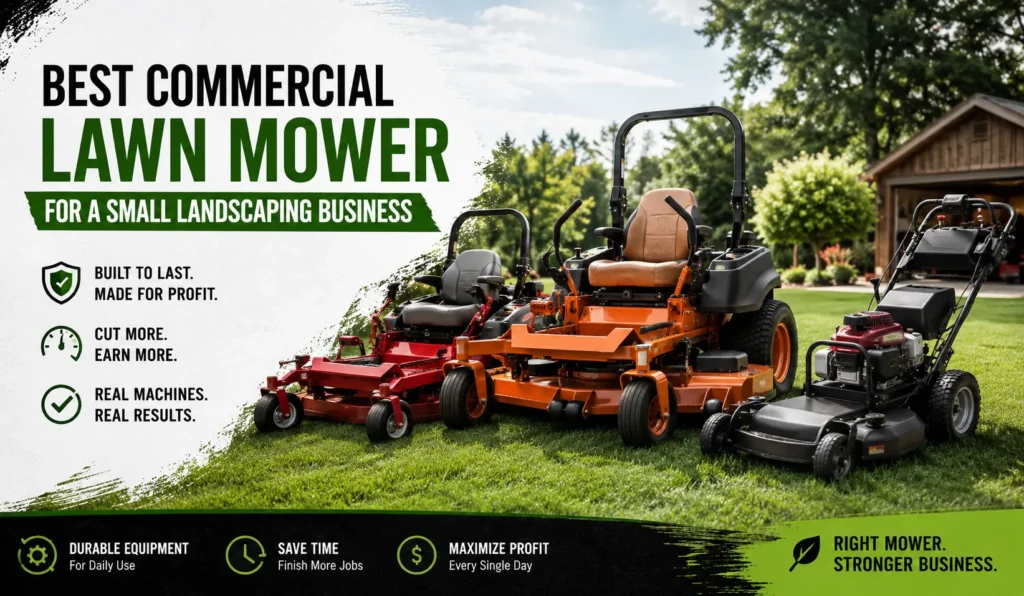 Best Commercial Lawn Mower for Small Landscaping Business