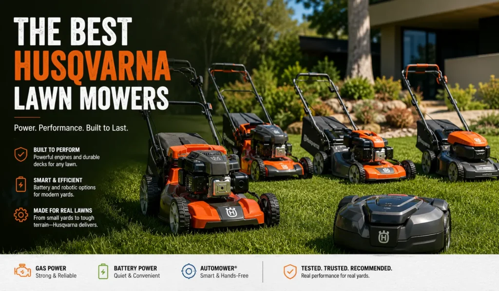 Best Husqvarna Lawn Mowers
