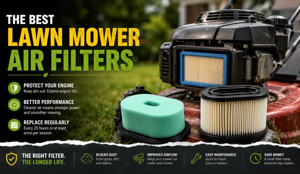 Best Lawn Mower Air Filters