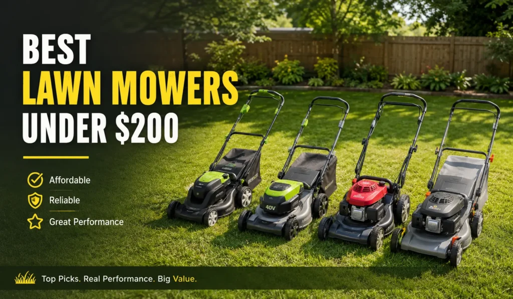 Best Lawn Mower Under $200 I Truly Trust