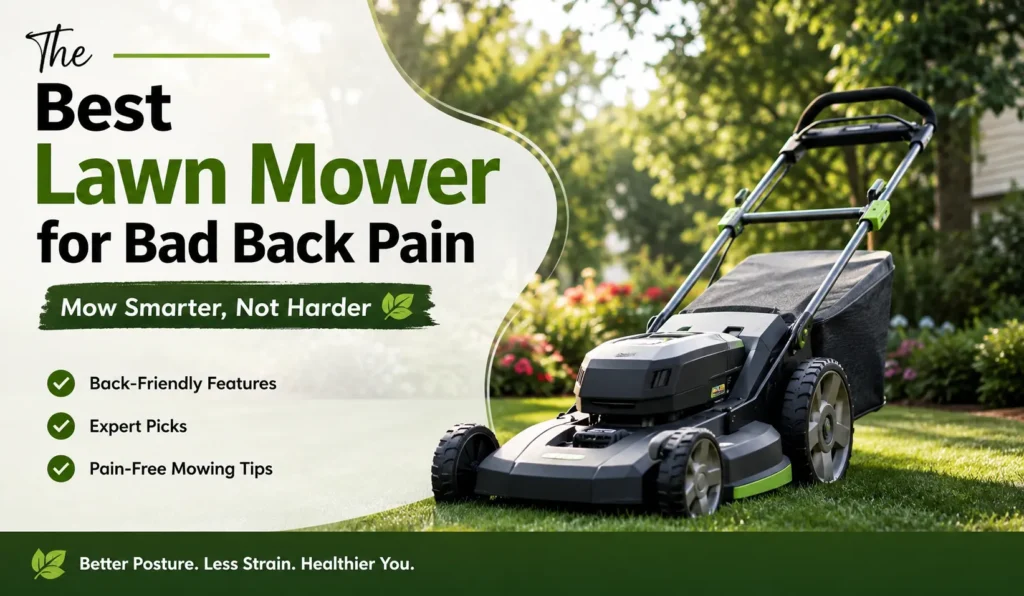 Best Lawn Mower for Bad Back