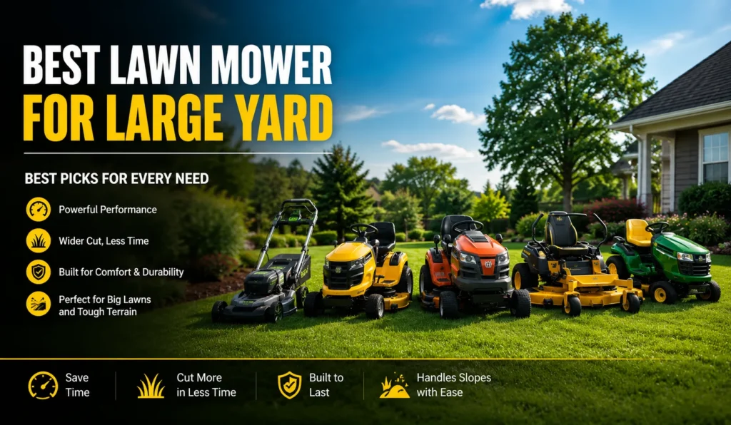 Best Lawn Mower for Large Yard