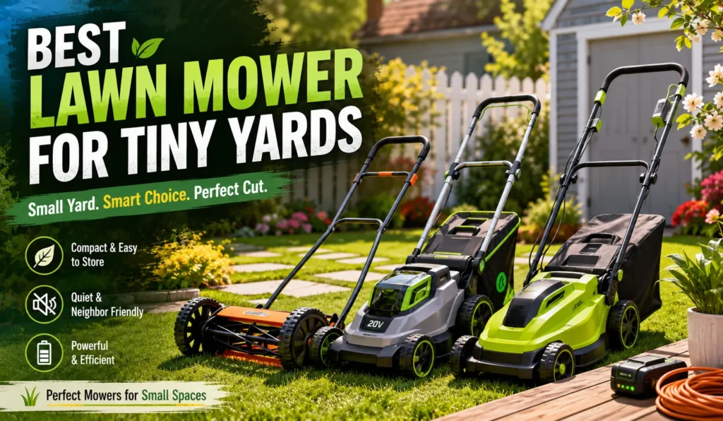 Best Lawn Mower for Tiny Yards Under 1,000 Sq Ft