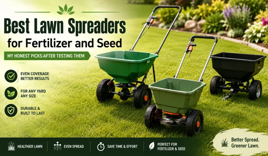 Best Lawn Spreaders for Fertilizer and Seed 1 Best Lawn Spreaders for Fertilizer and Seed