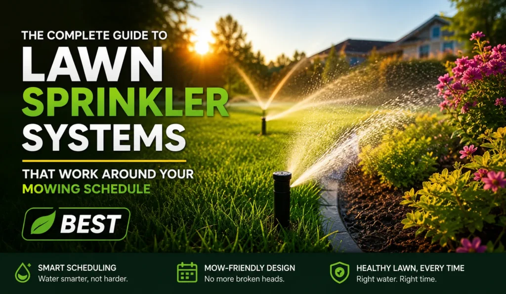 Best Lawn Sprinkler Systems That Work Around Your Mowing Schedule