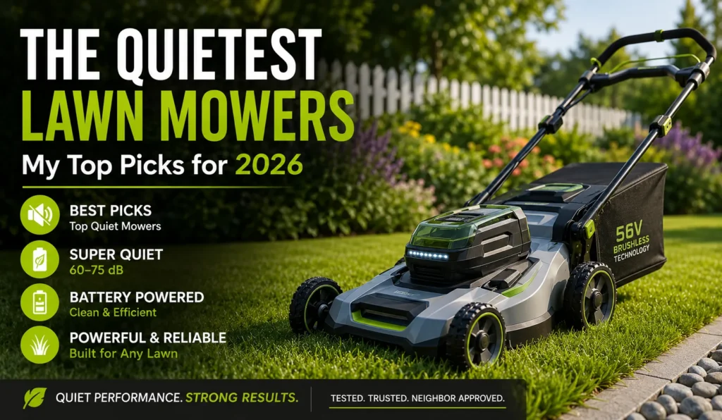 Best Quiet Lawn Mower My Hidden Favorites