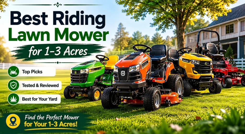 Best Riding Lawn Mower for 1-3 Acres