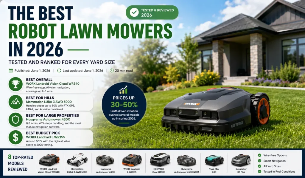 Best Robot Lawn Mowers I Actually Tested