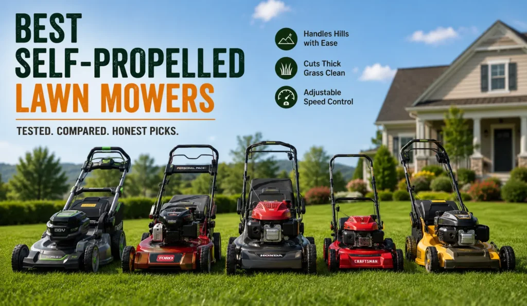 Best Self-Propelled Lawn Mowers