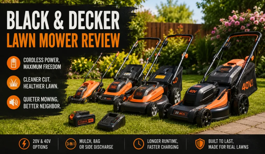 Black and Decker Lawn Mower Review