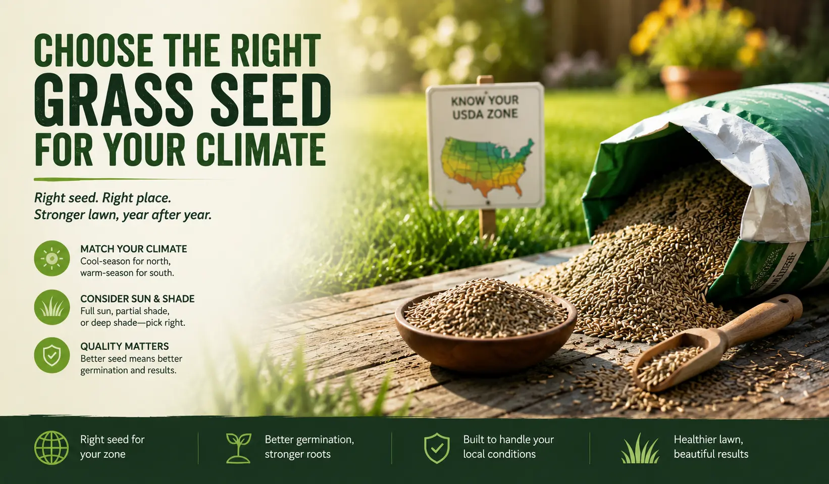 Choosing the Right Grass Seed for Your Climate