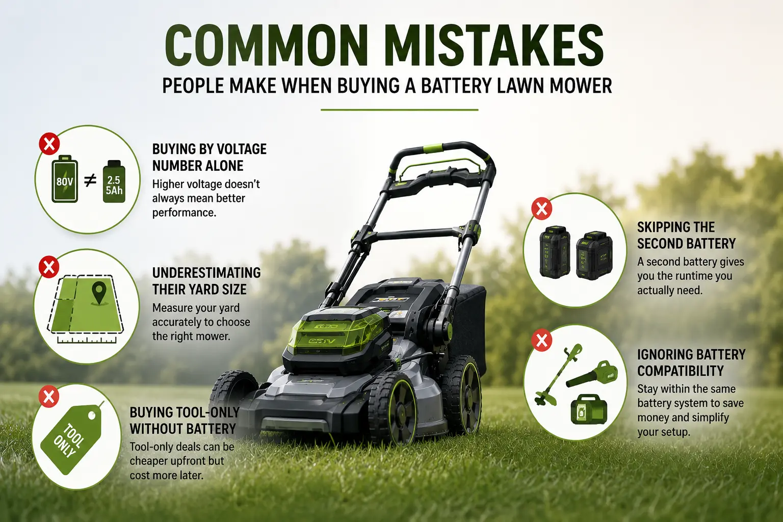 Common Mistakes People Make When Buying a Battery Lawn Mower