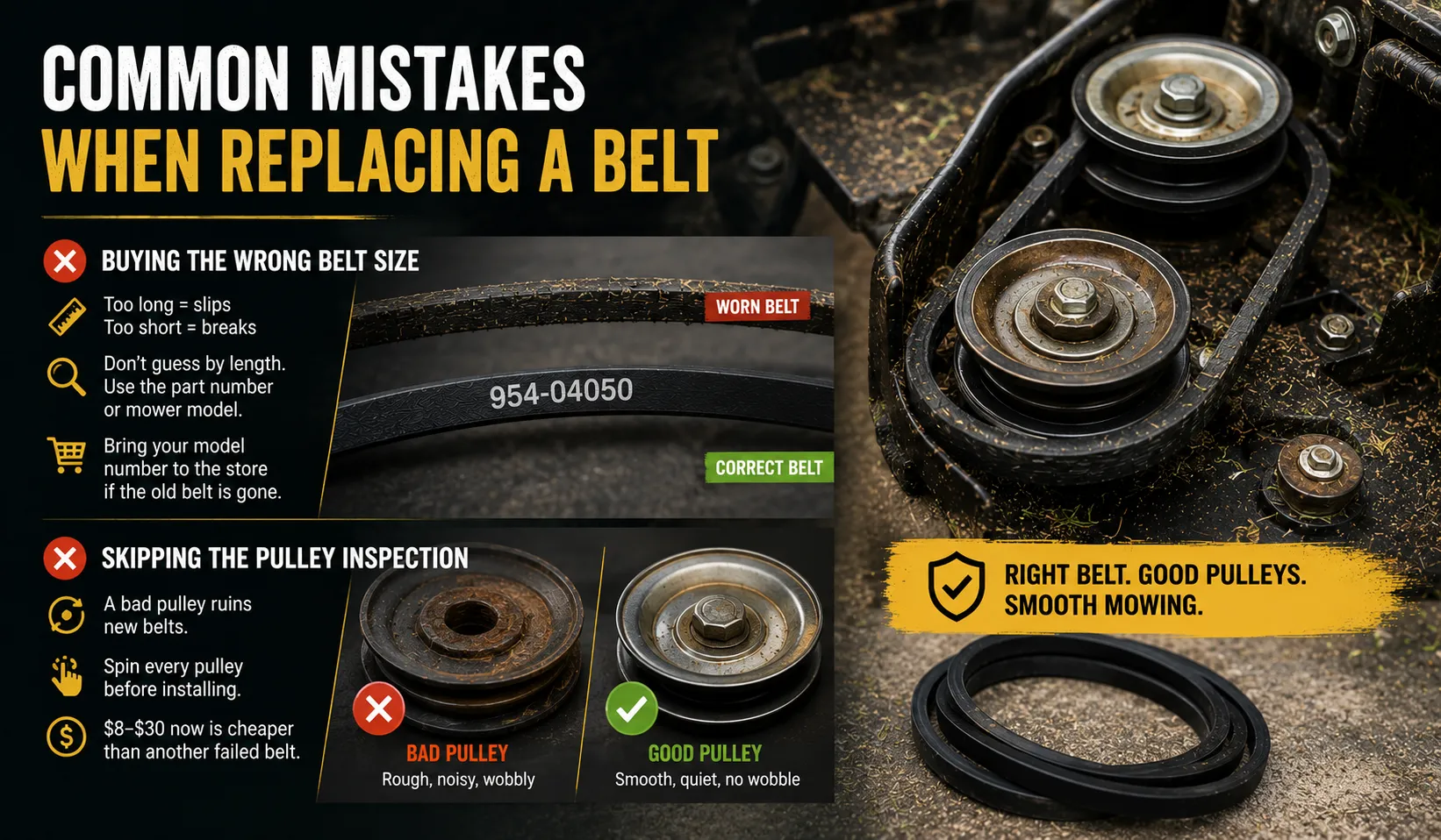 Common Mistakes People Make When Replacing a Belt