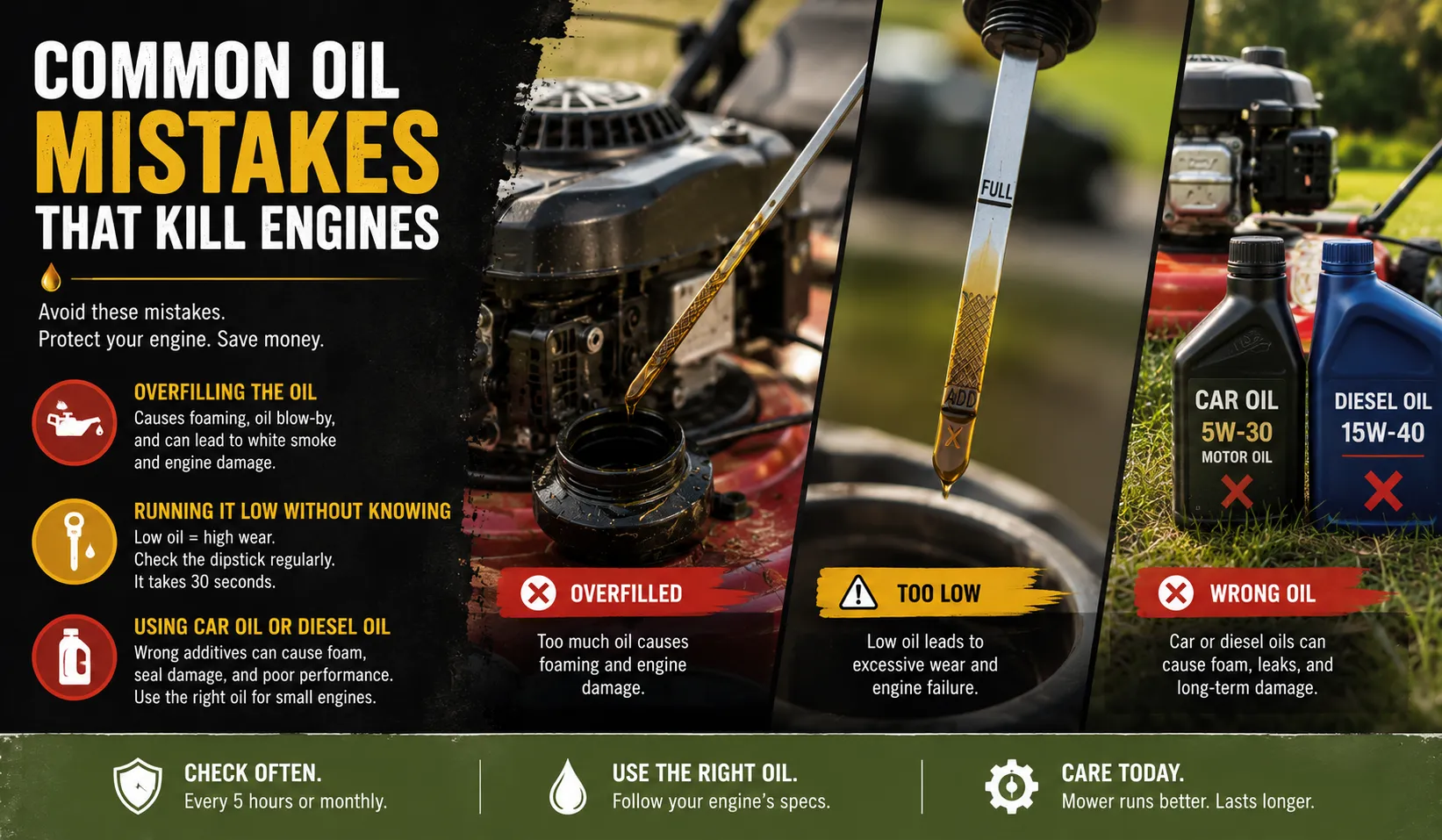 Common Oil Mistakes That Kill Engines