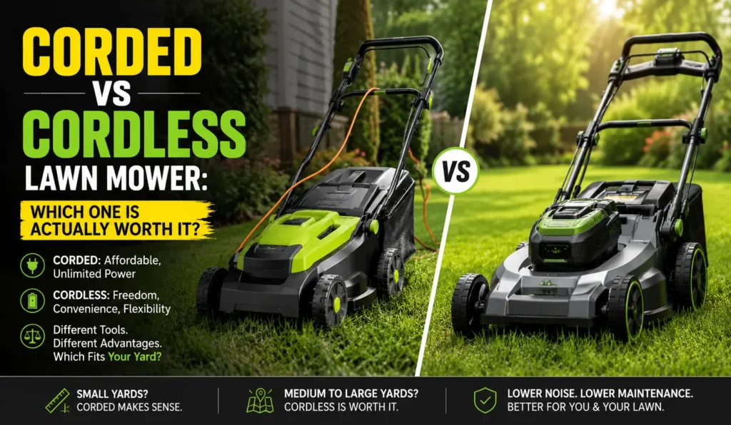 Corded vs Cordless Lawn Mower Honest Verdict