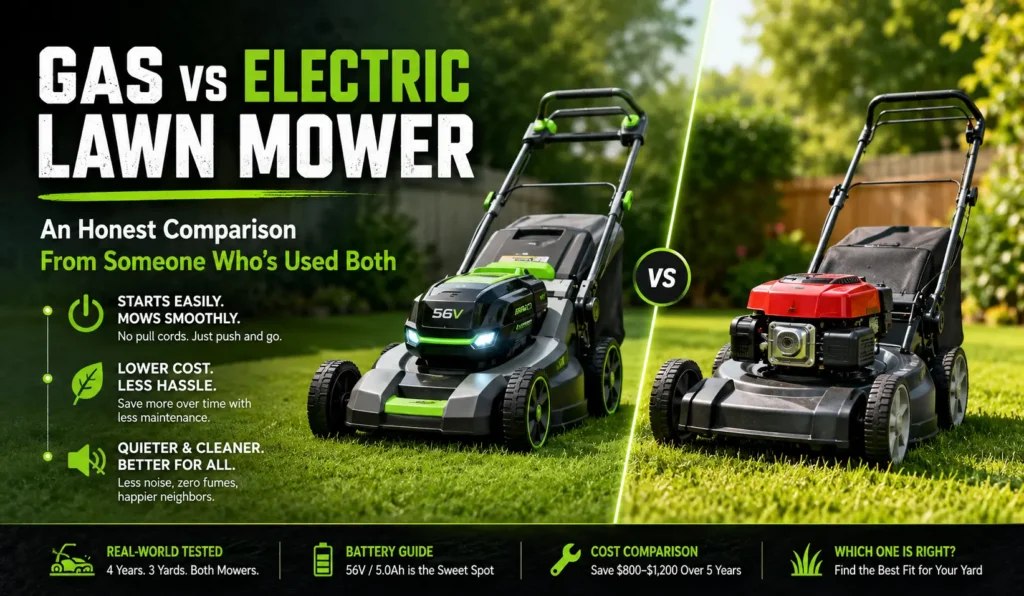 Gas vs Electric Lawn Mower
