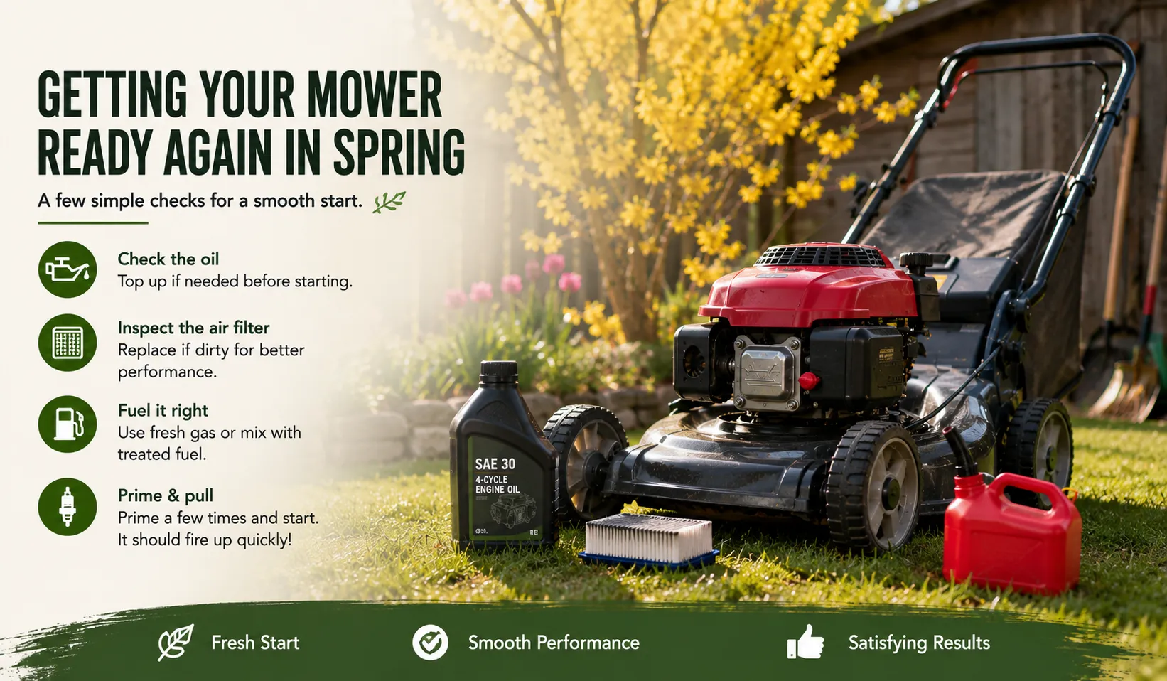 Getting Your Mower Ready Again in Spring
